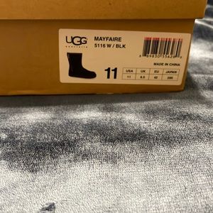 Black UGG boots size 11